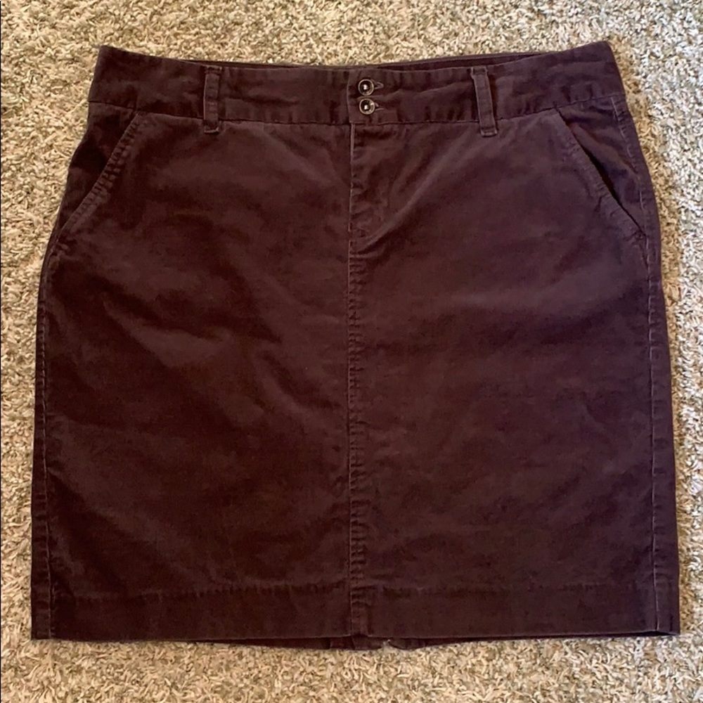 Corduroy Miniskirt
